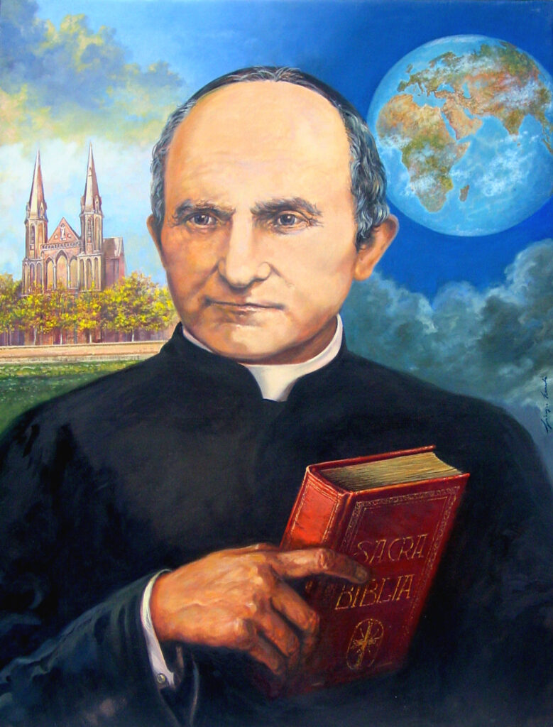 Painting of Arnold Janssen for canonization
