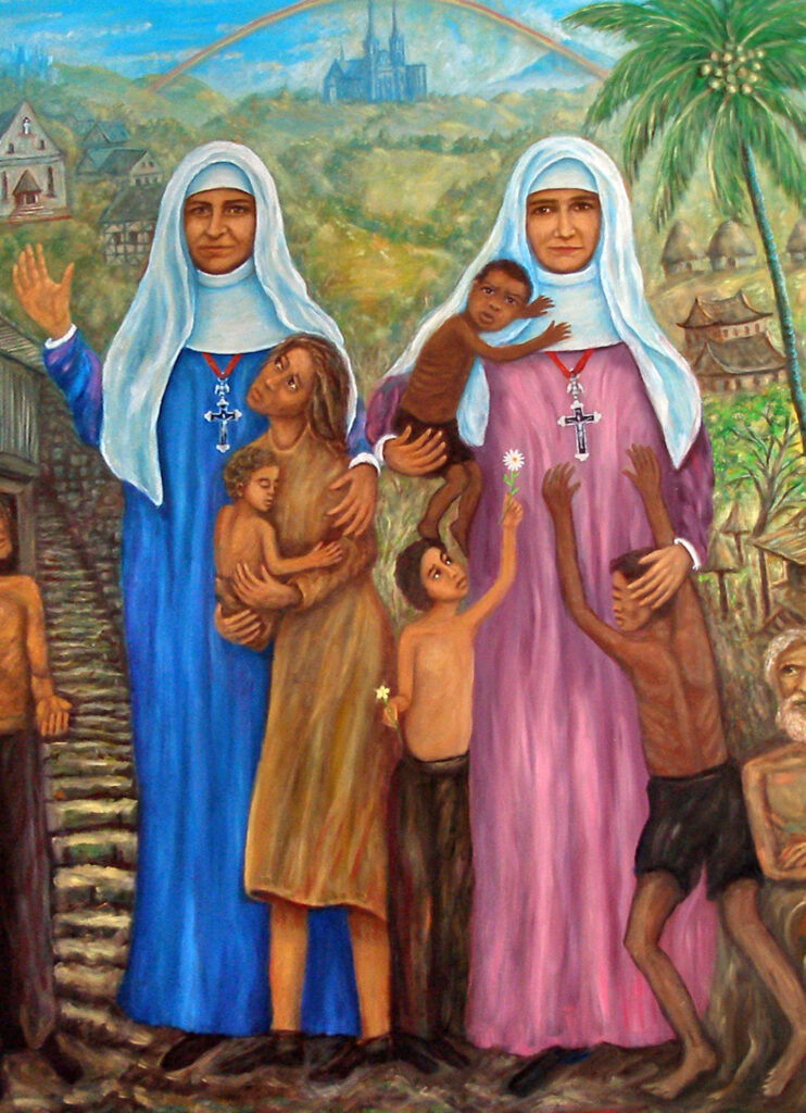 Painting of Mother Maria and Mother Josepha