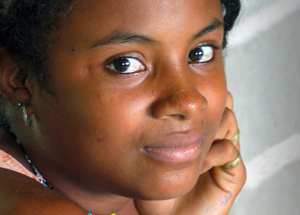 Afro Colombian Young Woman