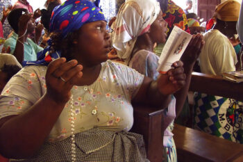 Religious celebration - Prayers at St Anthony in Kifangondo Angola