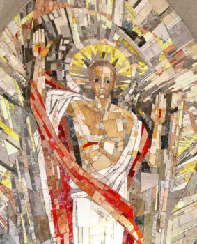 Mosaic of the Risen Jesus, SVD Cemetery Steyl