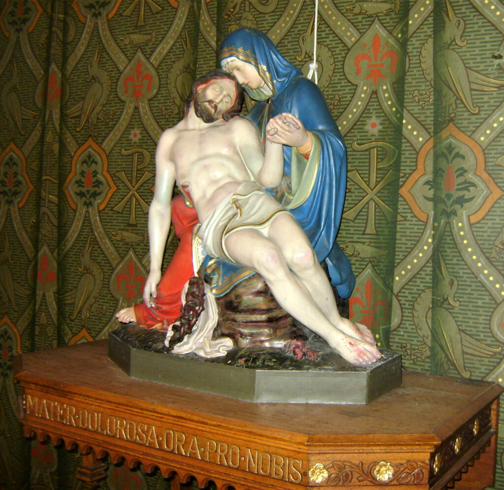 Image of Our Lady of Sorrows with dead Jesus, St Michael, Steyl