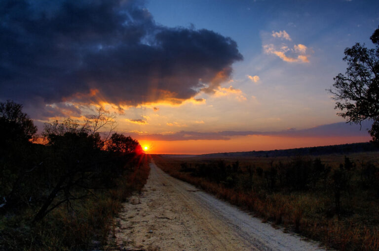 Zimbabwe Road Sunset
