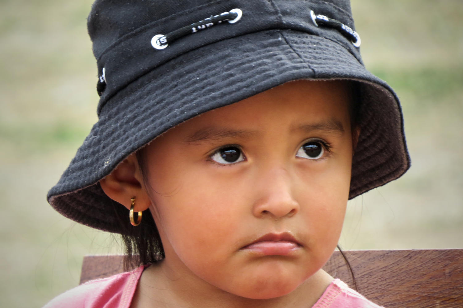 Girl from Andean village of Barcena, Argentina