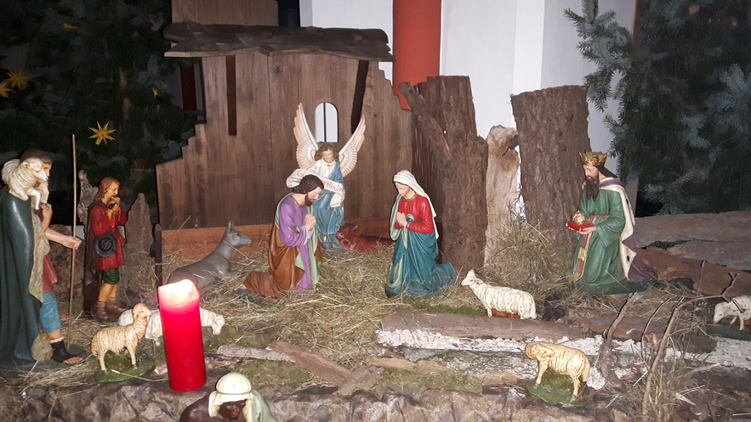 Figures and Characters of the Manger, Representation of the Birth of Jesus