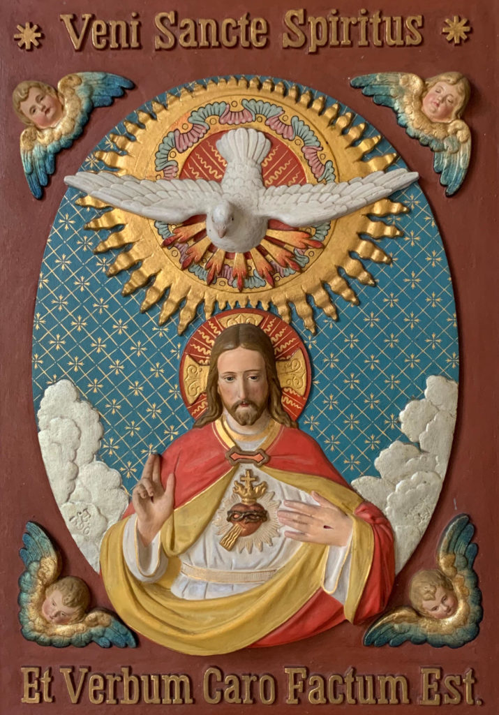 Sacred Heart of Jesus and the Holy Spirit