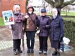 SSpS Sisters Margret Keuck, Antonia Schmid, Leoni Prigunta and Odila Bremers during an event in Venlo.
