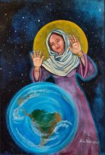 Our Lady praying for the Earth - Ana Elidia Neves, SSpS @2023
